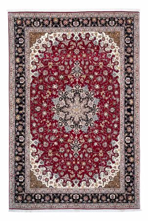 Tapis persan - Tabriz - Royal - 318 x 205 cm - rouge foncé