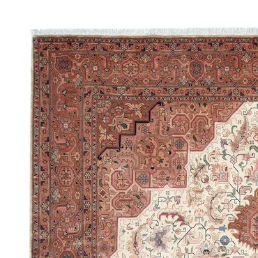 Tapis persan - Tabriz - 313 x 203 cm - marron