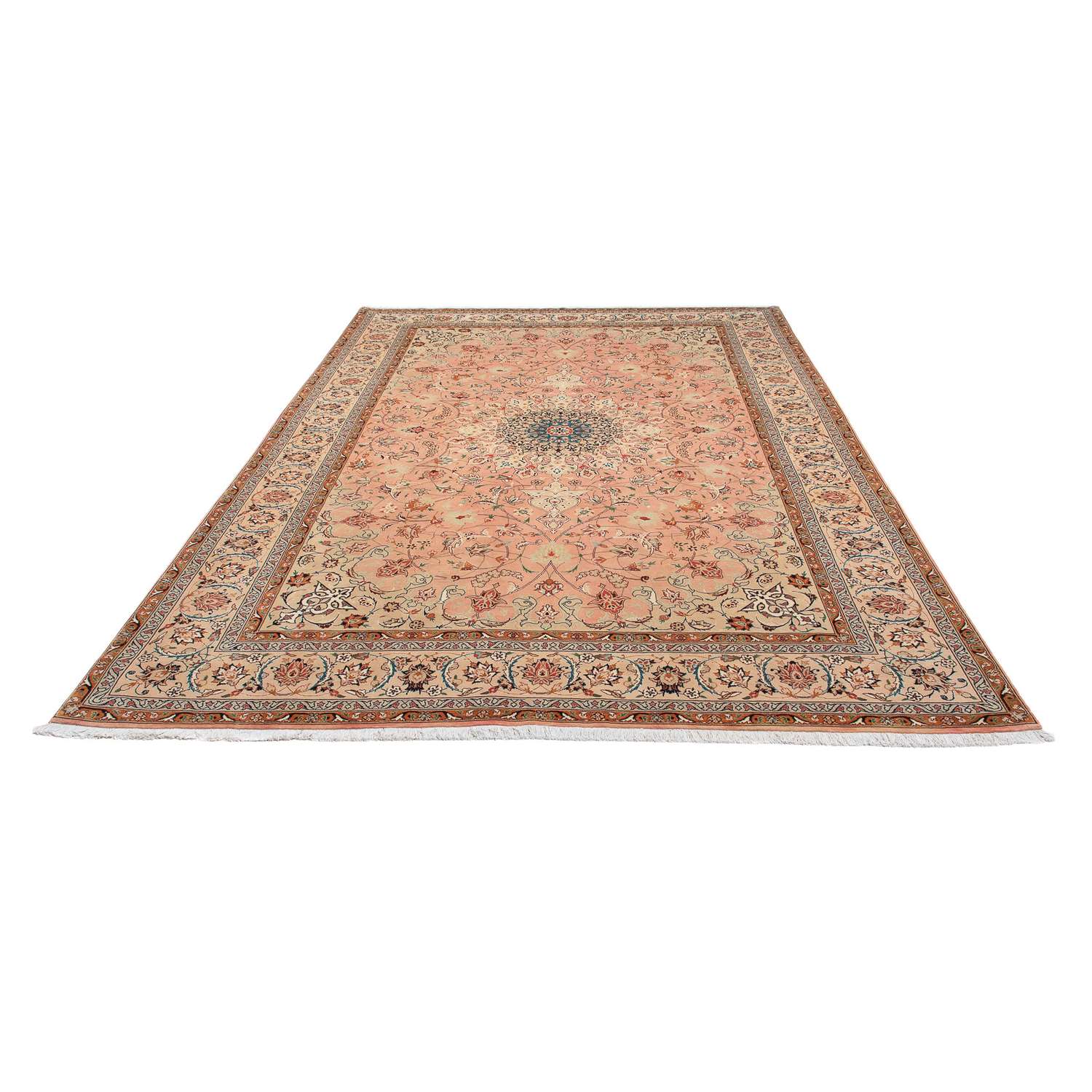 Perzisch tapijt - Tabriz - Royal - 300 x 203 cm - roze