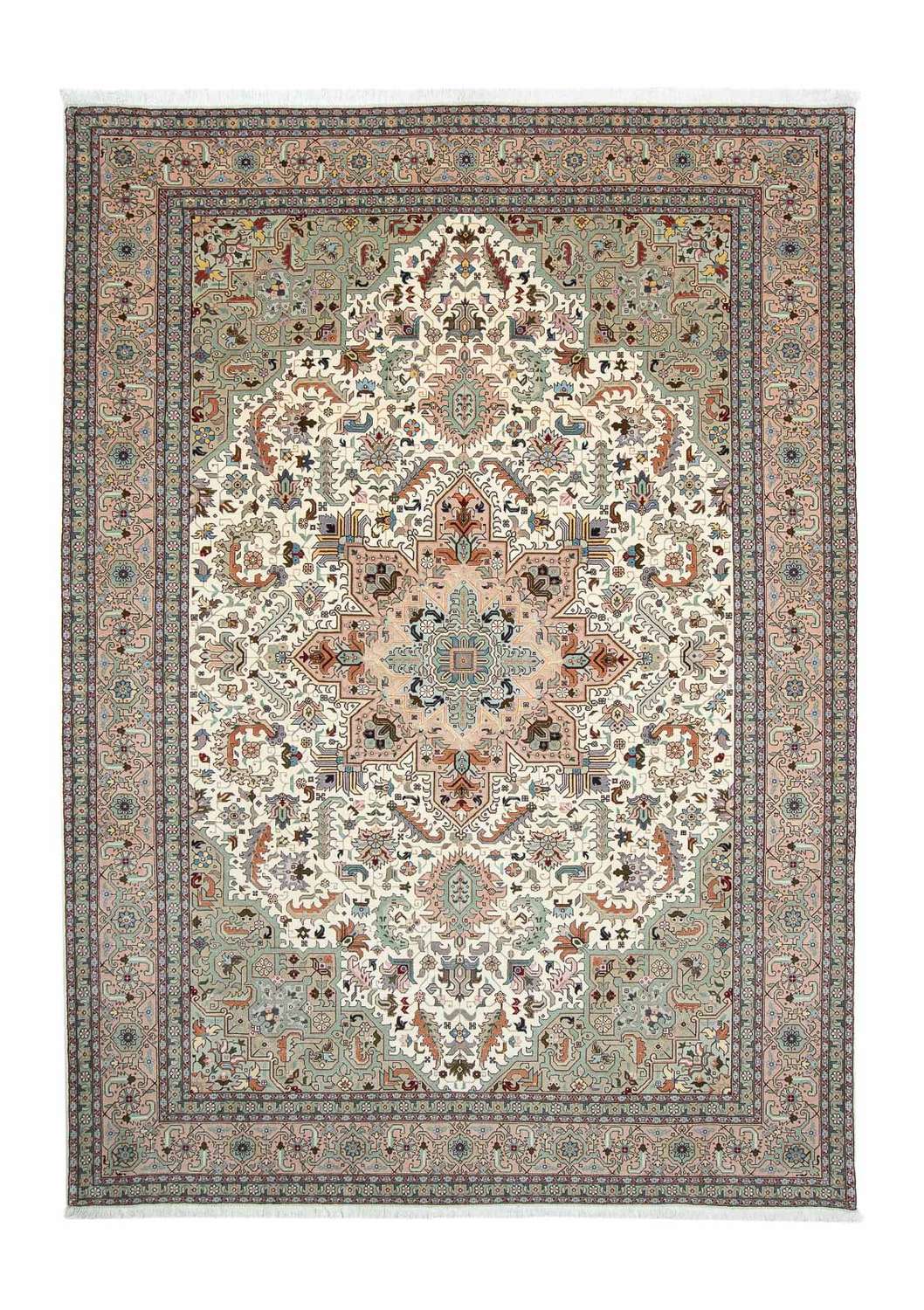 Perzisch tapijt - Tabriz - Royal - 300 x 205 cm - beige