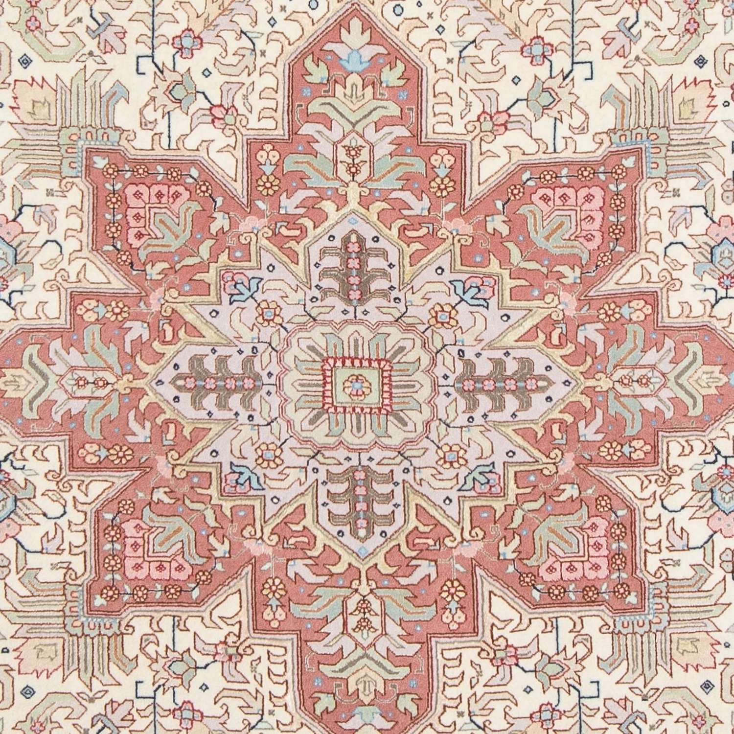 Tapete Persa - Tabriz - Royal - 303 x 207 cm - bege