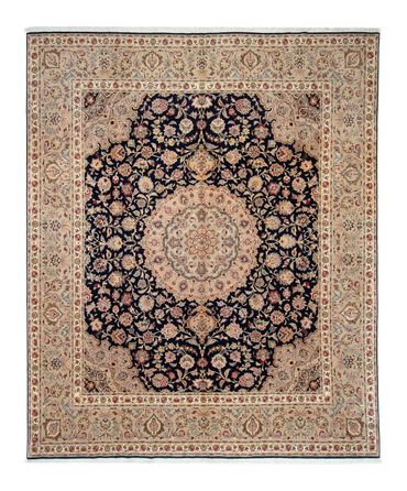 Perzisch tapijt - Tabriz - Royal - 338 x 300 cm - donkerblauw