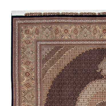 Perser Rug - Tabriz square  - 310 x 302 cm - dark brown