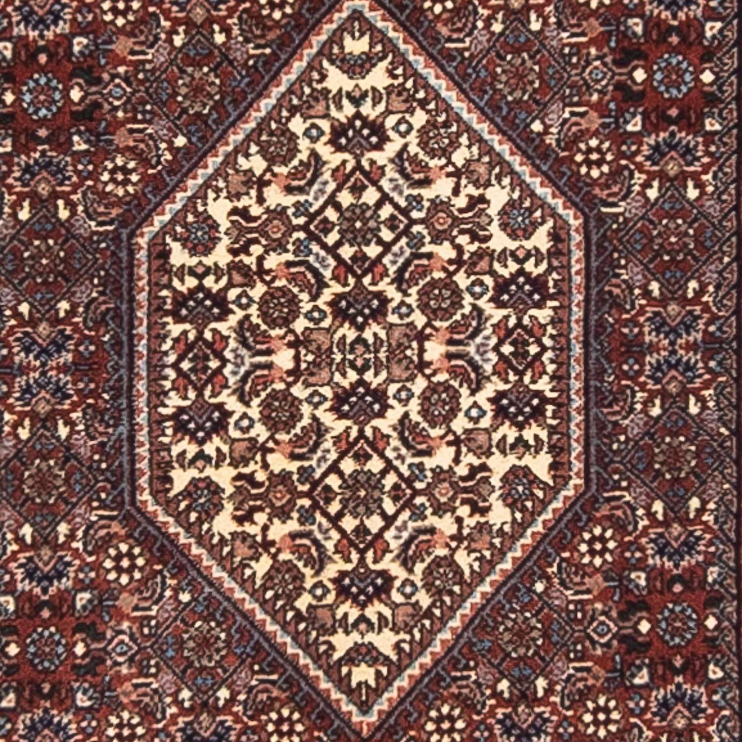 Loper Perzisch tapijt - Bijar - 364 x 78 cm - veelkleurig