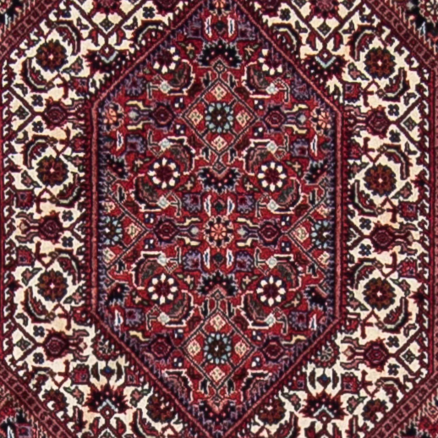 Loper Perzisch tapijt - Bijar - 350 x 71 cm - veelkleurig