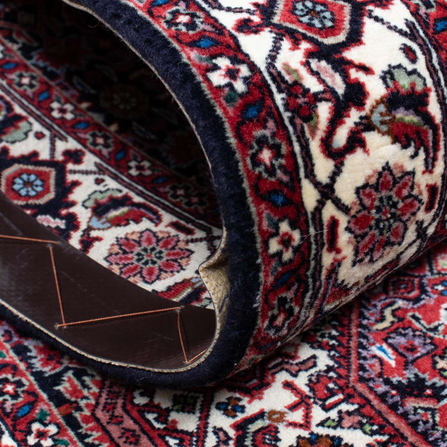 Loper Perzisch tapijt - Bijar - 350 x 71 cm - veelkleurig