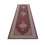 Tappeto corsia Tappeto Persero - Tabriz - 343 x 82 cm - rosso scuro