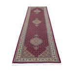 Alfombra de pasillo Alfombra persa - Tabriz - 343 x 81 cm - rojo oscuro