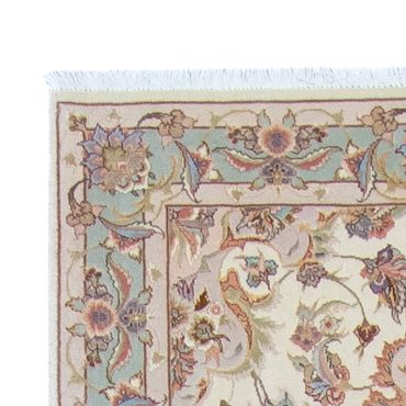 Tapis de couloir Tapis persan - Tabriz - Royal - 360 x 90 cm - beige