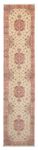 Løper Persisk teppe - Tabriz - Royal - 410 x 80 cm - beige