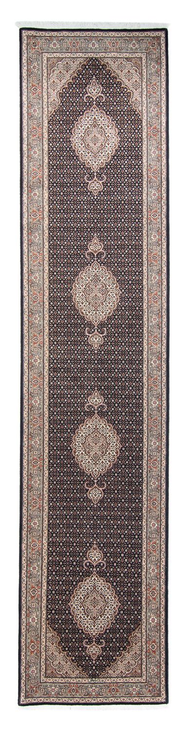 Tapis de couloir Tapis persan - Tabriz - 389 x 83 cm - multicolore