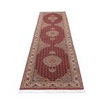 Loper Perzisch tapijt - Tabriz - 351 x 83 cm - donkerrood