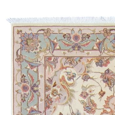 Loper Perzisch tapijt - Tabriz - Royal - 358 x 91 cm - beige