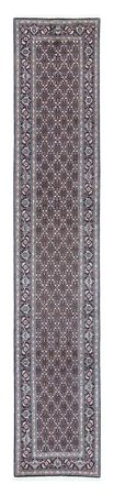 Alfombra de pasillo Alfombra persa - Tabriz - 381 x 66 cm - gris