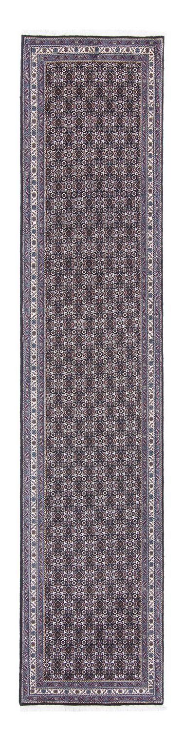 Loper Perzisch tapijt - Tabriz - 348 x 70 cm - grijs