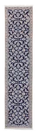 Runner Perser Rug - Nain - Royal - 367 x 75 cm - dark blue