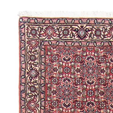 Tapis de couloir Tapis persan - Bidjar - 400 x 88 cm - rouge clair