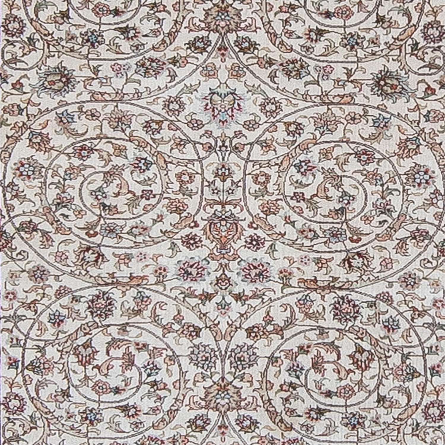 Loper Oosters tapijt - Hereke - 368 x 78 cm - donkerrood