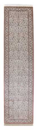 Corredor Tapete Oriental - Hereke - 368 x 78 cm - vermelho escuro