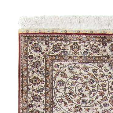 Runner Oriental Carpet - Hereke - 368 x 78 cm - mörkröd