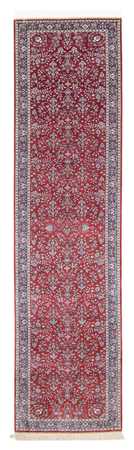 Tapis de couloir Tapis oriental - Hereke - 369 x 78 cm - rouge foncé