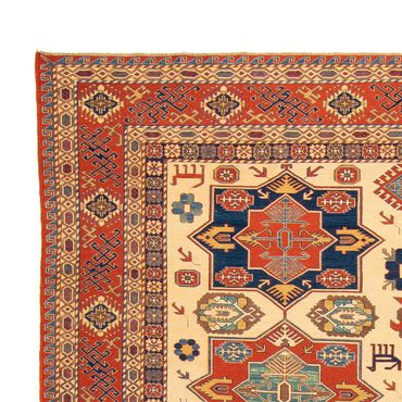 Kelim Carpet - orientalisk matta - 380 x 273 cm - rost