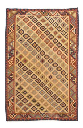 Kelim Carpet - orientalisk matta - 205 x 136 cm - flerfärgad