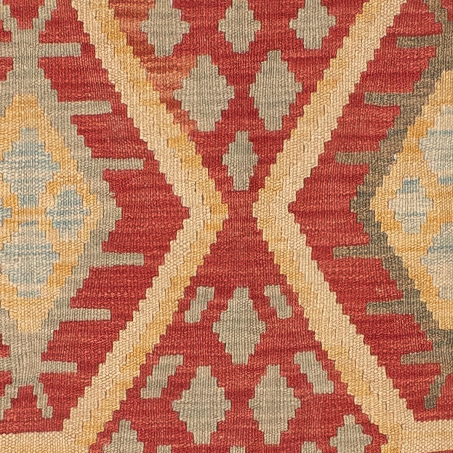 Kelim Carpet - orientalisk matta - 199 x 149 cm - flerfärgad