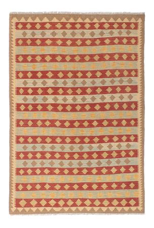 Kelim Carpet - orientalisk matta - 201 x 142 cm - flerfärgad