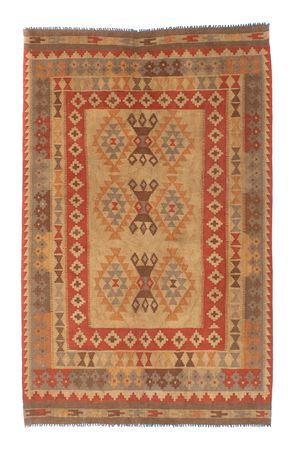 Kelim Carpet - orientalisk matta - 201 x 144 cm - flerfärgad