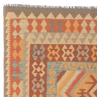 Kelim Carpet - orientalisk matta - 196 x 145 cm - flerfärgad