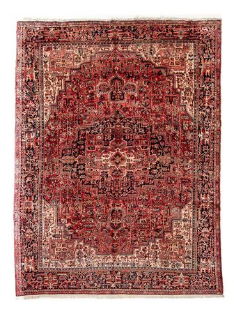 Tapis persan - Nomadic - 388 x 298 cm - rouge foncé