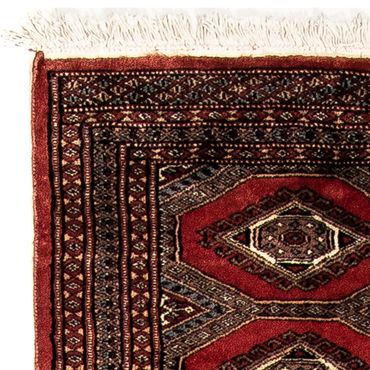 Runner Afghan Rug - Bukhara - 400 x 63 cm - dark red