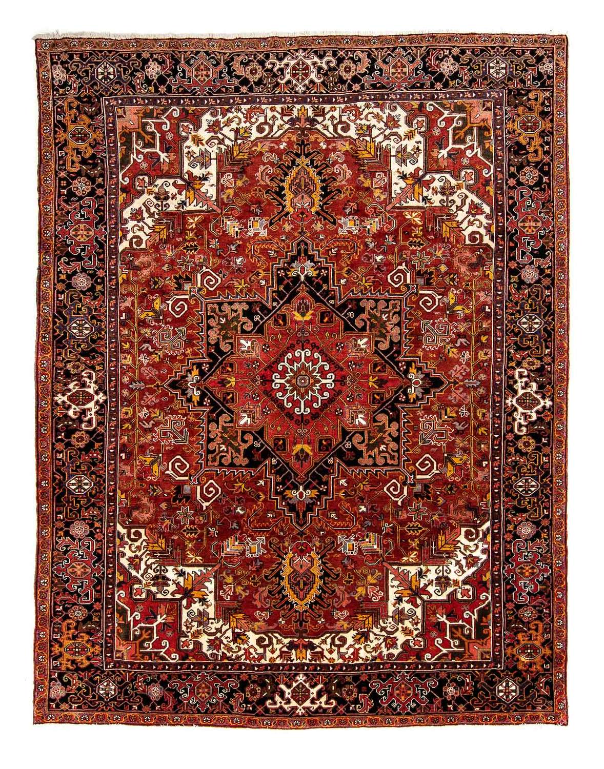 Perský koberec - Nomádský - 377 x 290 cm - rezavá