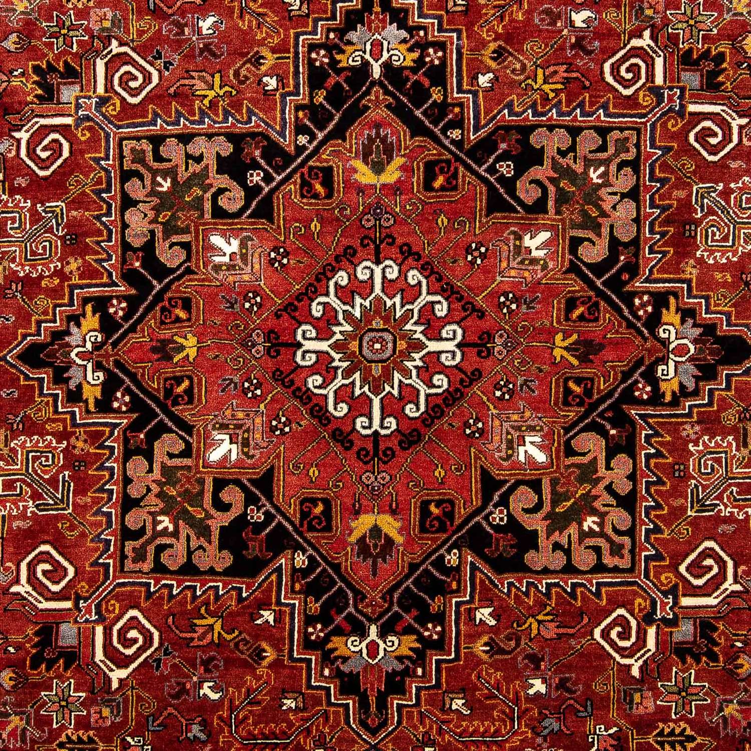 Alfombra persa - Nómada - 377 x 290 cm - óxido