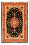 Perský koberec - Tabríz - Královský - 300 x 198 cm - tmavě modrá