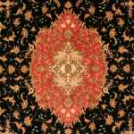 Persisk matta - Tabriz - Royal - 300 x 198 cm - mörkblå