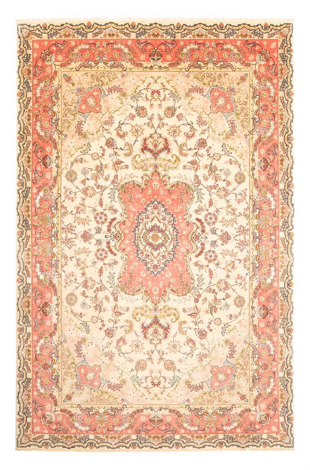 Persisk tæppe - Tabriz - Royal - 304 x 200 cm - beige