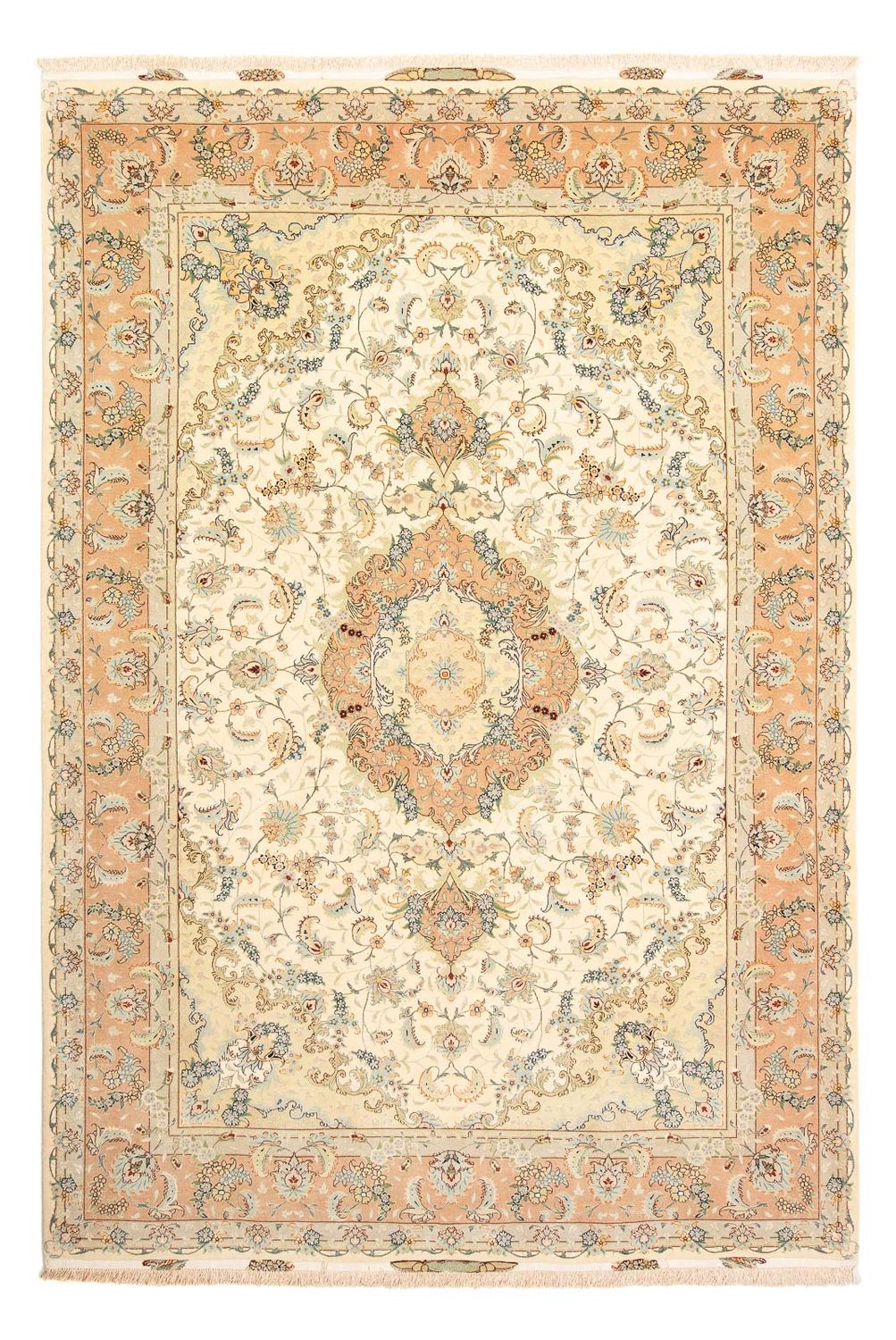 Perzisch tapijt - Tabriz - Royal - 297 x 204 cm - beige