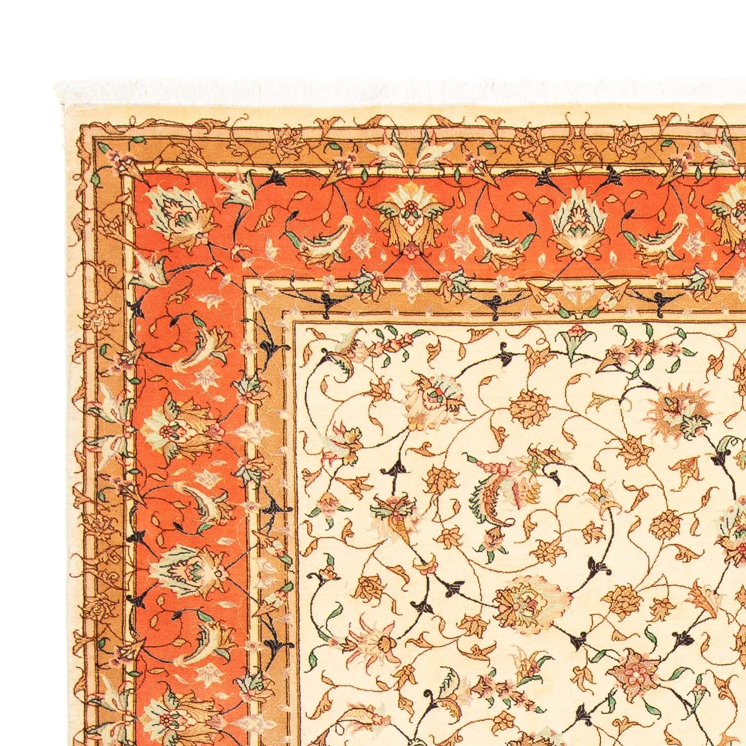 Tapis persan - Tabriz - Royal - 281 x 201 cm - beige