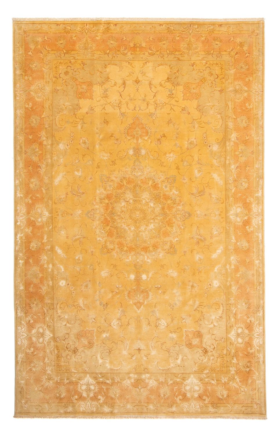 Tapete Persa - Tabriz - Royal - 302 x 198 cm - ouro