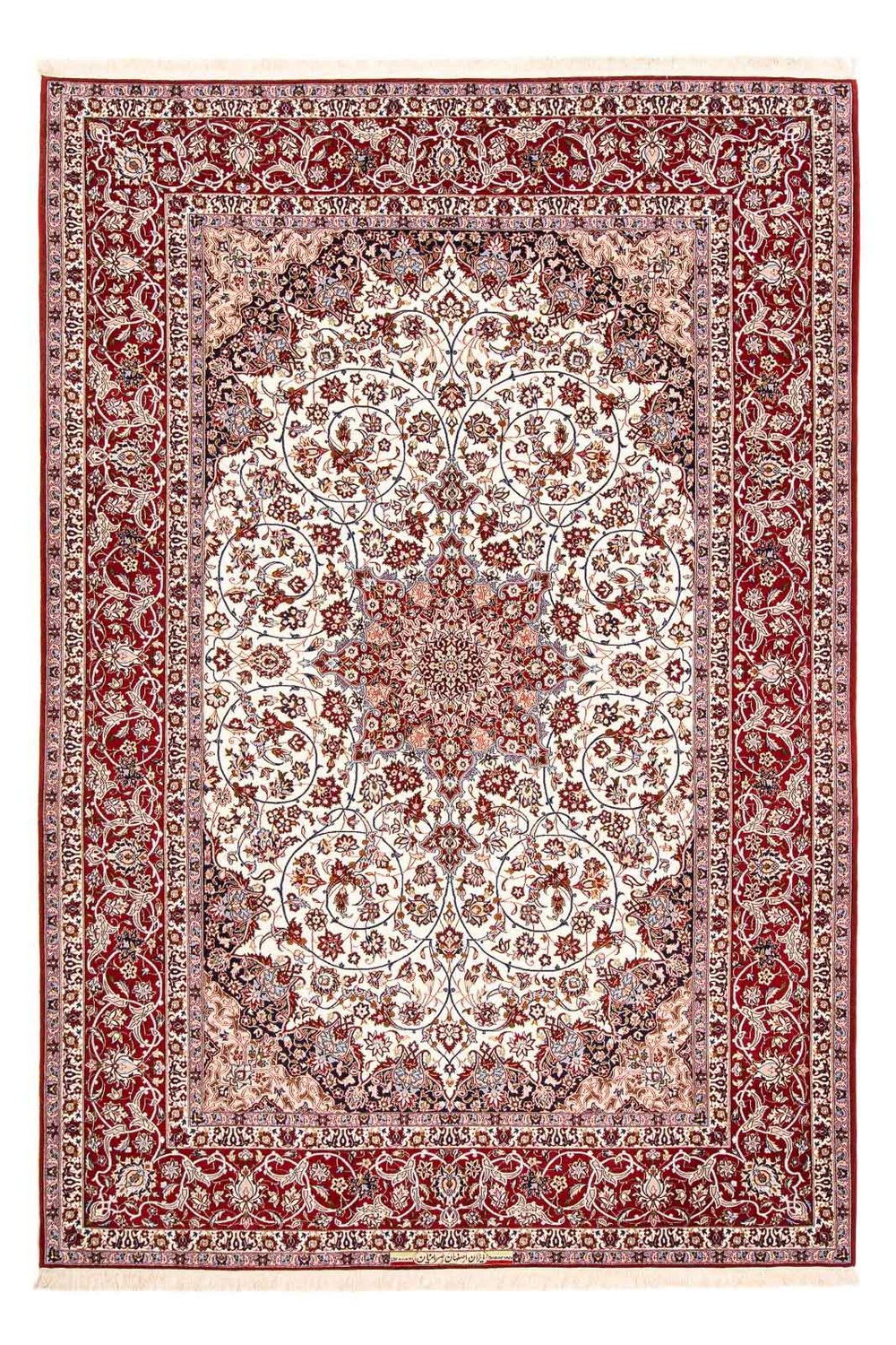 Dywan perski - Isfahan - Premium - 308 x 206 cm - czerwony