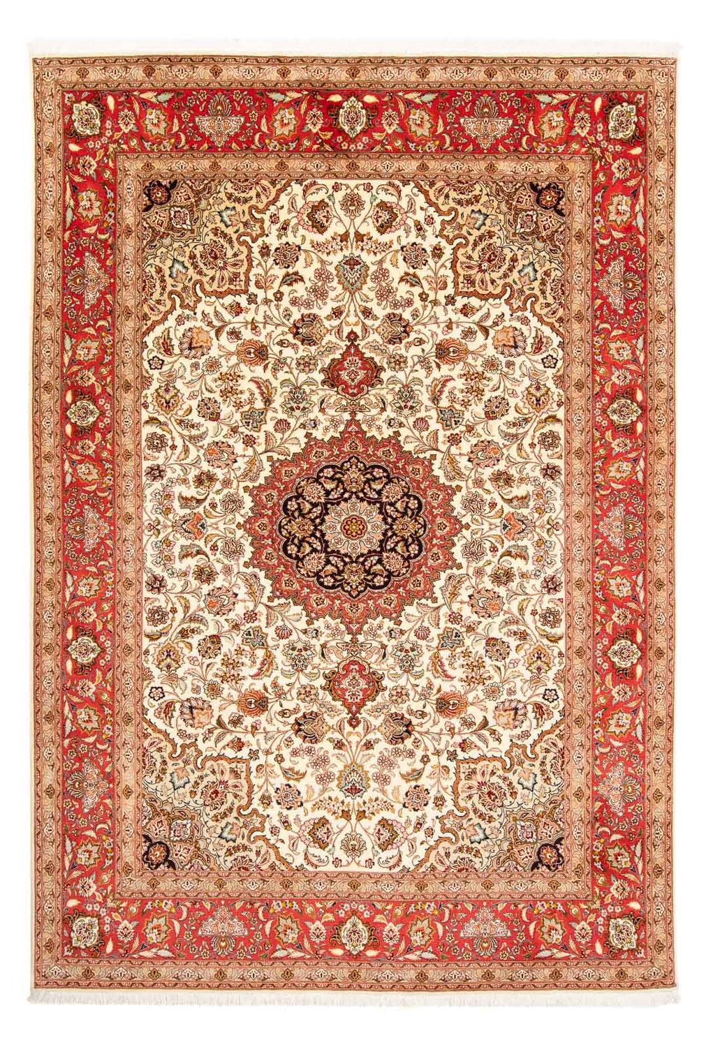 Perzisch tapijt - Tabriz - Royal - 296 x 204 cm - rood