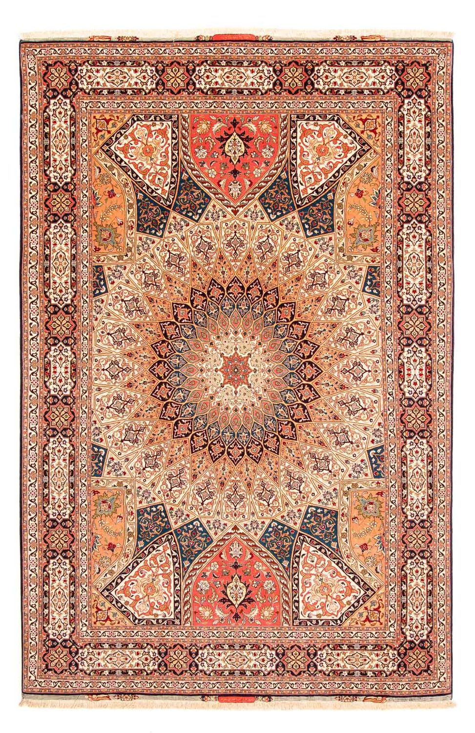 Tapete Persa - Tabriz - Royal - 302 x 202 cm - multicolorido