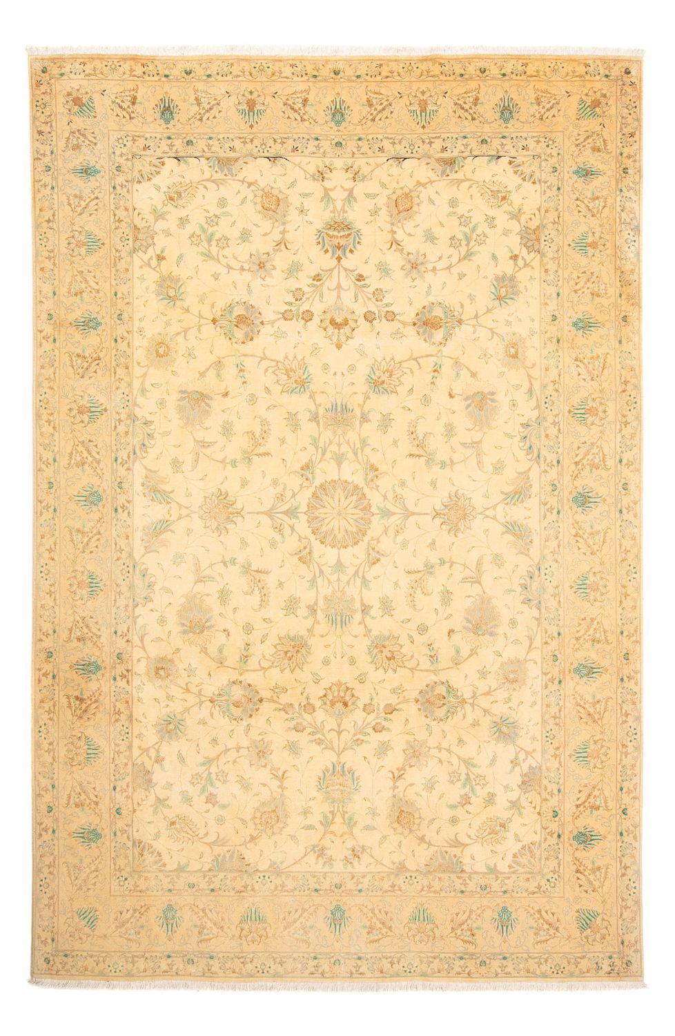 Alfombra Persa - Tabriz - Real - 297 x 200 cm - beige