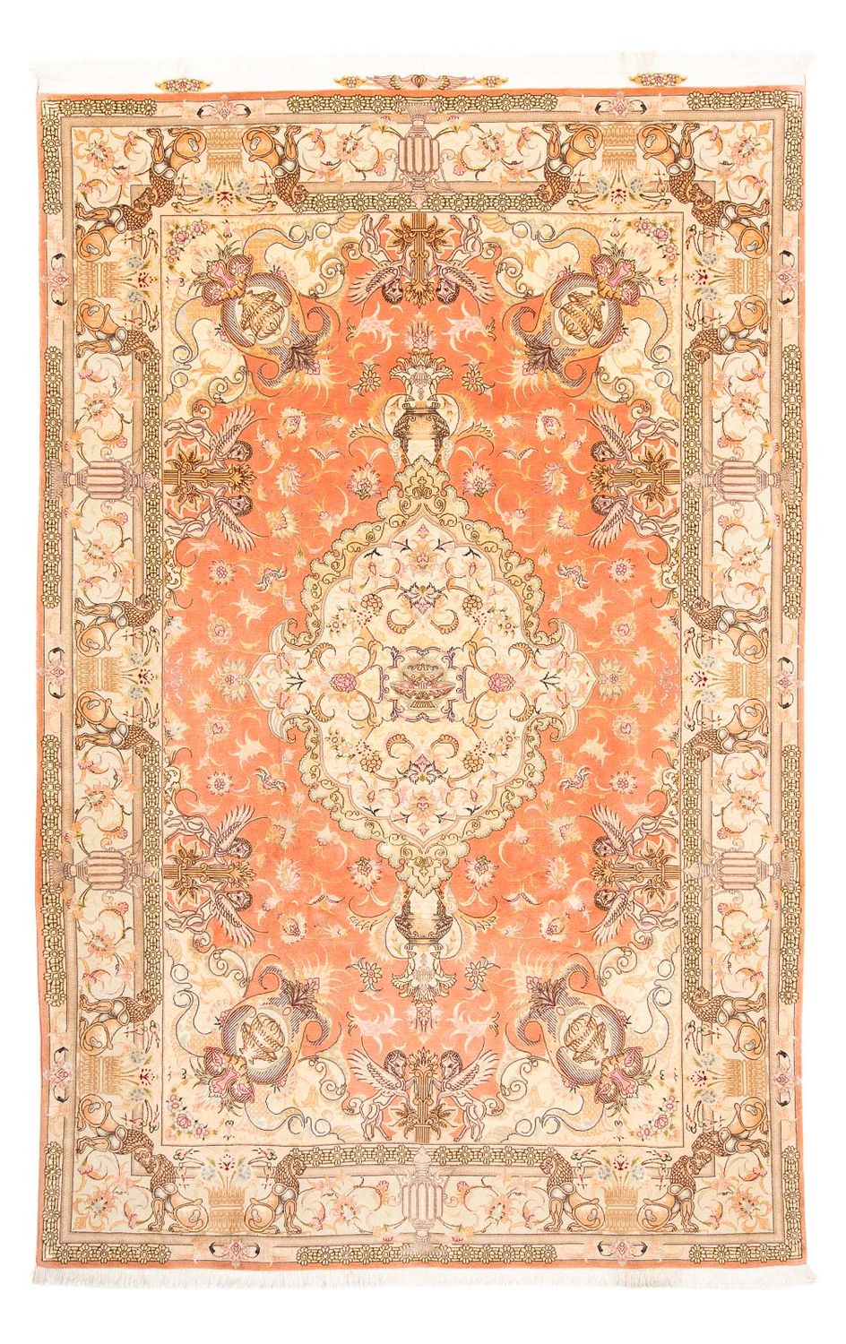 Perzisch tapijt - Tabriz - Royal - 304 x 200 cm - beige