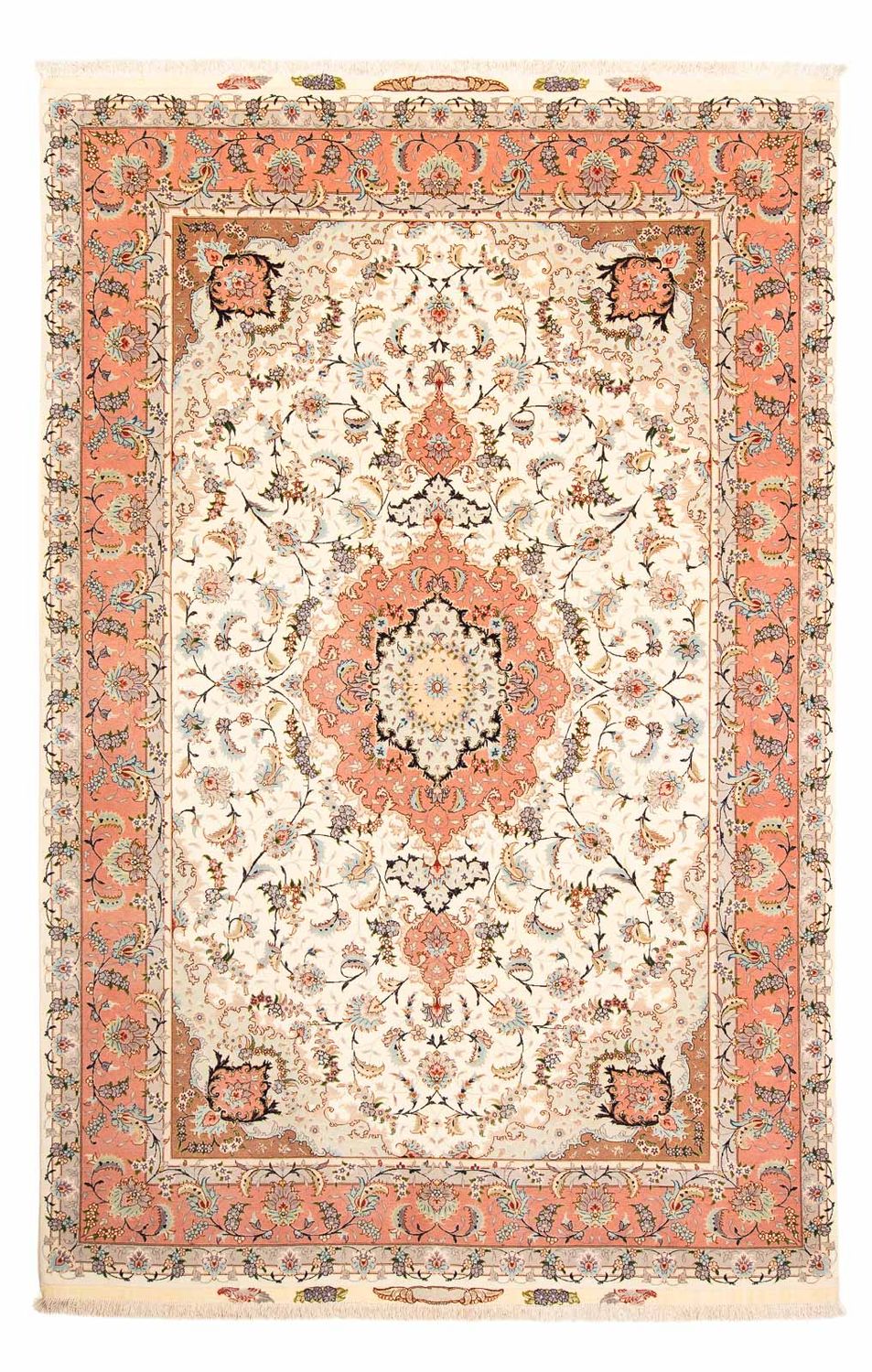 Persisk matta - Tabriz - Royal - 306 x 200 cm - beige