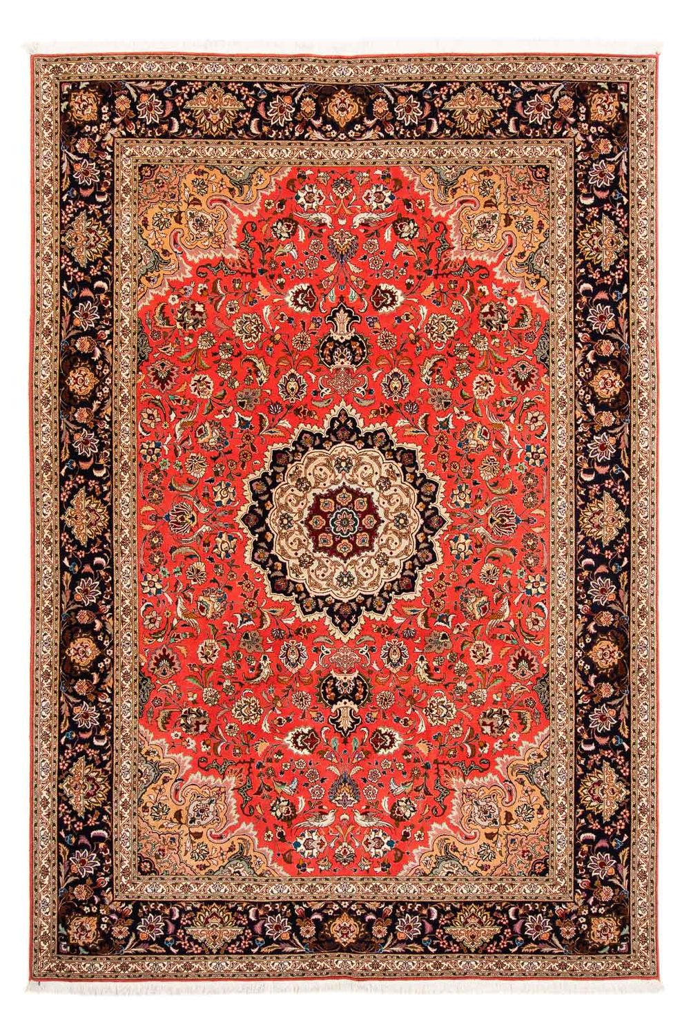 Tapete Persa - Tabriz - Royal - 304 x 206 cm - vermelho