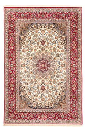 Dywan perski - Isfahan - Premium - 308 x 205 cm - czerwony