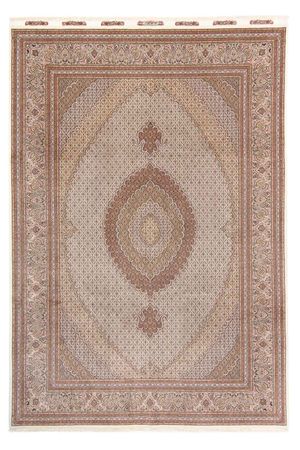 Tapis persan - Tabriz - 362 x 252 cm - marron clair